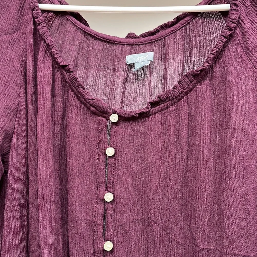 Aerie Peasant Dress Size Medium - Picture 5 of 16